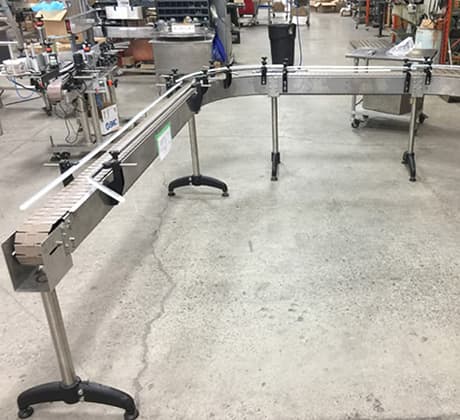 incline and bottle conveyors
